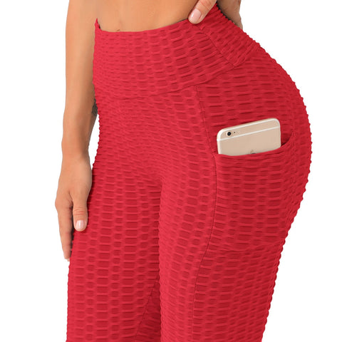 LEGGING PUSH UP RED ANTI-CELLULITE LEGGS