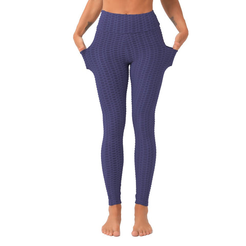 LEGGING PUSH UP NAVY BLUE ANTI-CELLULITE LEGGS